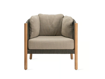 LENTO - Rope garden armchair with armrests by Vincent Sheppard - view 3